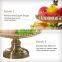 Two Layer Glass Candy Fruit Tray