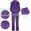 Wholesale Luxury Custom Women Tracksuit Set Velvet Sweatshirt Women Zip Up Hoodie