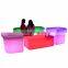 Events Decoration Inflatable Sofa with LED Light PE plastic sofa led furniture sets bar table led