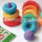 Crochet baby toys Montessori rainbow stacking rings pattern Crochet Stacking Educational Vietnam Supplier Cheap Wholesale