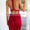 Women summer Fashion dress Sleeveless Casual Party dress Clothes Slim Waist Evening Dress