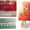 Gold glitter powder greeting card auto screen printing machines