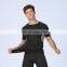 Running Training Short-Sleeved Sports T-Shirt Quick-Drying Breathable Stretch Men's Tights