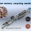 Waste Lithium Li lon Battery Recycling Machine 500 KG/H Cell Electric Car Battery Lithium lon Battery Recycling Plant