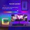 Cross-border new model color-changing clock light bedside multifunctional Bluetooth speaker with wireless charging Bluetooth speaker