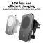 15W Magnetic Car Wireless Charger Aluminum alloy material air vent clip phone holder Multi-angle adjustable