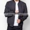 Wholesale Deep Grey 2017 Latest Design Bomber Jackets for Men