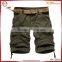 OEM canvas breathable belt mens shorts