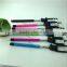 Hot sale guangzhou factory wired wholesale selfie stick fashion new design mini monopod selfie stick for 2016