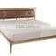 Modern Design Solid Wood Walnut Bed King Size Bed 6102