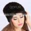 QD80609 Woman Whole Mink Fur Black Brown Hat  China Wholesale