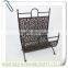 LC-88066RV China wholesale vintage Wrought iron metal used magazine racks