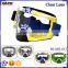 BJ-MG-013 Wholesale Adult Clear Lens Yellow & Blue Frame motorcycle goggles motocross roll off