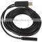 5M Cable Length Inspection Camera Black 10mm lens USB Waterproof Snake Pipe Cam Endoscope Borescope Wholesale & Retails Dropship