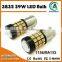 2016 NEW LED Amber/yellow Light 2835-39W 1156 BA15S BAU15S High Power LED Bulb