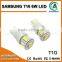 T10 super bright red light car LED bulb Samsung 6W