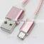 New Arrival !. led light cable micro usb. Double color luminous data cable