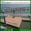 Natural wood composite deck flooring with Solid hard design/wood composite deck with popular design