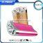 Universal portable metal case led light power bank 4400 5200mah
