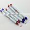 double sides two color twist ball pen for promotional gift