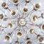 Clear Globe Bulbs Suspension Lights Chandelier with 19 Heads for Projects