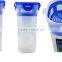 FDA plastic straw water bottle;school chrildren bottle;PC drinking waterbottle for out door