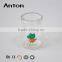 100ml Custom glass milk bottles with color printing with Plastic lid