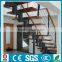 Prefabricated carbon steel/iron wood straight stairas-YUDI                        
                                                Quality Choice