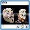 Hot anonymous resin V for vendetta mask for adult costume cosplay, odor eliminating masquerade masks halloween party masks