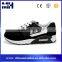 Latest Model Fashion Lace Up Black White Mens Canvas Sports Shoe Man