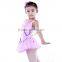C2156 hot girl low back ballet leotard with skirt