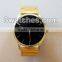 Hot sale fashion men wrist watch stainless steel watch classic gold watch customized watch auto date watch