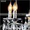 3 Layers Chrome Wrought Iron Metal Large Modern Chandeliers for Living Room, Lounge, Foyer MD051 L28