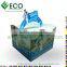 Paper material dump bin floor display for toilet articles, promotional display