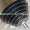 pvc rubber barbell