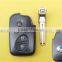 Uncut Insert blade blank repair refit keyless entry Smart Remote Key Fob Case Shell FOR Lexus