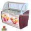 Italian ice cream showcase/Popsicle display freezer have different Size