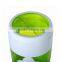 Green color double wall toothbrush holder for wholesale