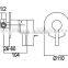 Wall mounted bathroom shower mixer valve 6237