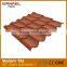 Best price discount korean imitation color steel roof tiles, low cost double roman roof tiles in kerala prices