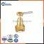 Female thread forged lockable brass gate valve