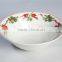 Rimmed soup bowl,shallow salad bowl,ceramic slanted bowl