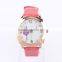 China wholesale market leather straps miyota quartz movement wrist watch