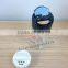 spice bottle with black closures, glass bottle + grinder cap