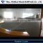 Beauty looks orange circle reception desk high gloss