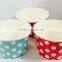 Custom printed ice cream paper bowl. spot paper bowl
