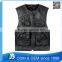 Customized Leather Motocycle Vest With No Patch Biker Vest