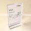 high quality acrylic restaurant menu card holder restaurant menu holder
