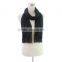 black color on sale factory supply hand knitted scarf