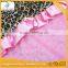 Brown Leopard Light Pink Ruffled Newborn Baby Blankets